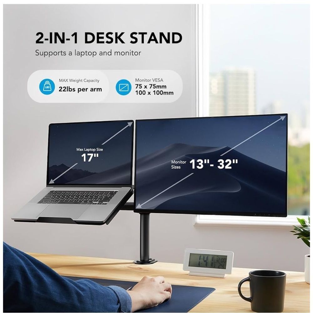 Adjustable Monitor and Laptop Stand laptops not included - Picture 4 of 4